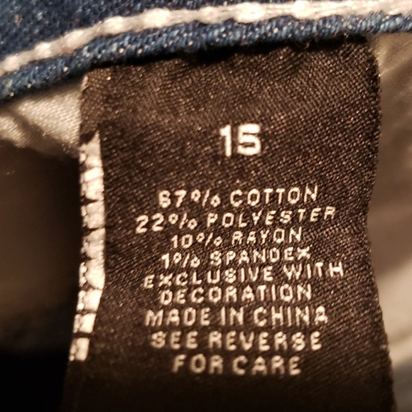 LADIES BODY CENTRAL EMBELLISHED JEANS SIZE 15 - Picture 9 of 16